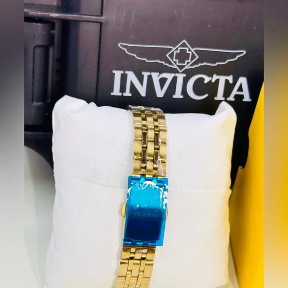 Invicta Wildflower 69218 Gold Bracelet Watch Round Gold Face & Dive Impact Case - Picture 3 of 6